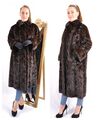 A4599 NERZMANTEL NERZ MANTEL ECHT PELZ JACKE PELZMANTEL - REAL MINK FUR COAT