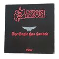 SAXON -  The Eagle Has Landed (Live) - LP France 1982 1st Issue