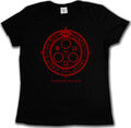 HALO OF THE SUN LOGO T-SHIRT - Silent Horror Movie Hill Game Satanic Circle 666