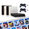 Sony PS4 Konsole SLIM PRO + Spiel + Wired Controller Playstation 4 - akzeptabel