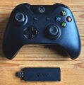 Microsoft Xbox One Wireless Controller [Standard 2016] + Adapter schwarz