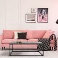 B-Ware WOMO-DESIGN Couchtisch Wohnzimmer Sofa Tisch Massivholz Grau 120 cm