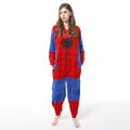 Spiderman Pyjama Jumpsuits Superhero Erwachsene Kind Kleid Schlafanzug Overall