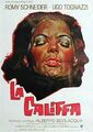 Romy Schneider in LA CALIFFA Originalplakat von 1970 gerollt