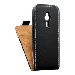 Für Nokia 230 - Flexi Handy Tasche Hülle Kunstleder Flip Case Etui Cover