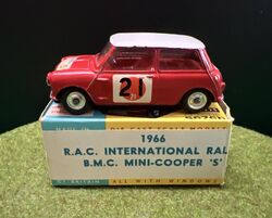 Corgi 333 Sun Rally Mini Cooper S. Excellent In Scarce Overstickered 225 Box