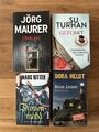 4x Top lustige Krimi Bücher Sammlung Buch Paket Humor