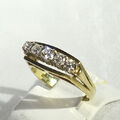 Schöner Brillant Ring 585 Gold 0,50 ct Brillantring Goldring / CU 236(22)