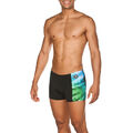 ARENA Herren Badeshorts Schwimmhose Cyber Short, Schwarz, D 5, UK/USA 34