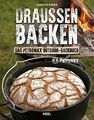 Draußen Backen Das Petromax Outdoor-Backbuch über offenem Feuer Brot Teig Buch