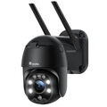 Ctronics PTZ Überwachungskamera Aussen WLAN, IP Kamera 1080P Outdoor Schwarz