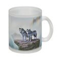 Wolf Glas Tasse einzigartig für Wolf- und Naturliebhaber