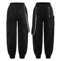 Kinder Cargo Hose Elastisch Taille Jogger Hosen für Mädchen Street Dance Hip Hop