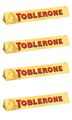 Toblerone Schweizer Milchschokolade mit Honig und Mandelnougat 4 x 100 g