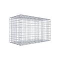 Gabione Steinkorb 100 x 60 x 50 cm (L x H x T) Maschenweite 5 x 5 cm C-Ringe