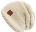 Unisex Long Beanie Winter Mütze Herren Damen Slouch Thermo Warme Mütze Cap Trend