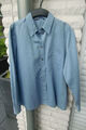 ,Eterna excellent ,Bluse ,,Hemdbluse,klassisch graublau, Gr 38 ,Baumwolle