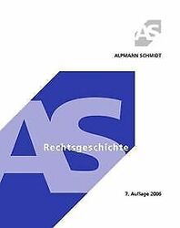 Rechtsgeschichte | Buch | Zustand gut*** So macht sparen Spaß! Bis zu -70% ggü. Neupreis ***