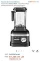 KitchenAid ARTISAN 5KSB5080EBK 1500W Magnetic Drive Blender - Gusseisen Schwarz