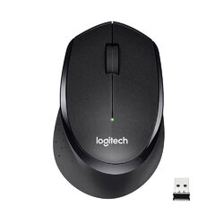 Logitech M330 SILENT PLUS Optische Kabellose Maus Schwarz 1000 DPI