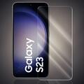 2x Panzer Folie für Samsung Galaxy S23 Echt Glas Display Schutz Folie Glasfolie