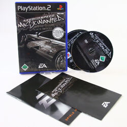 Sony Playstation 2 PS2 Need for Speed Most Wanted Black Edition Anleitung