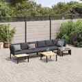  Gartenmöbel Sofa Gartenbank Garnitur Lounge Sitzgruppe 5-tlg. Aluminium vidaXL