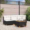 Garten Lounge Set Sitzgruppe Essgruppe Möbel Garnitur Eck Sofa mit Kissen