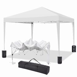 Pavillon 3x3/6m Faltpavillon Gartenzelt Wasserdicht UV Pavillon Popup Partyzelt