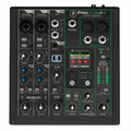 Mackie ProFX6v3+ 6-Kanal Analog Studio Mixer mit 2x4 USB-C Audio Interface