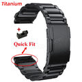 Titan Metall Armband Für Garmin Fenix 7 7X 6 6X 5 Pro Solar 5X 3 HR Quick Fit