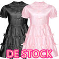 DE·Herren Sexy Sissy Maid Kleider Bowknot Nachtkleid Crossdresser Unterwäsche