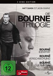 Bourne Identität + Die Bourne Verschwörung + Das Bourne Ultimatum mit Matt Damon