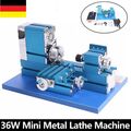 36W Mikrodrehmaschine Mini-Drehmaschine Drehbank DIY Modellwerkzeug Zimmerei