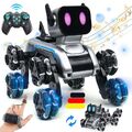 8WD RC Roboter Hund mit Musik Kinder Gestensensor Ferngesteuerter Spielzeug DHL