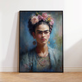 Frida Kahlo Poster Frida Kunstdruck - verschiedene Größen - mit oder ohne Rahmen