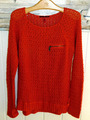 QS by s.Oliver  Pullover  Gr.  XXL   , 42/44  -  Langarm Strickpullover Orange