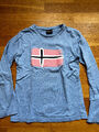 Trollkids T-Shirt Mädchen blau 140 Norwegen