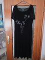 Samtkleid Abendkleid Schwarz Gr 46/48/50 C&A