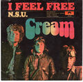 Cream  ‎– I Feel Free / N.S.U. - Vinyl Single 7 " Original Cover