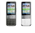 Nokia C5-00 | 2.2" Zoll |  Bluetooth | 5 MP | silber-weiß | ohne Simlock