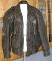 Bomber Vintage Paolo Negrato Lederjacke B3 RAF Aviator Top Gun braun; Gr. L