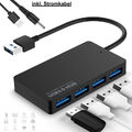 USB 3.0 HUB Verteiler Splitter Adapter Super Speed Datenhub 4 Port für Laptop PC