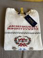 Ralph Lauren Damen Country Aztec Fair Isle Bear bestickt Sweatshirt Fleece XS