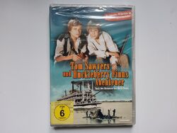 Tom Sawyers und Huckleberry Finns Abenteuer - TV-Vierteiler - 2 DVD s -- NEU OVP