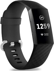 ✅Ersatz Armband für Fitbit Charge 3 / 4 Fitness Tracker Sport Silikon Smartwatch