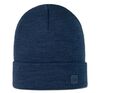 8428927535450 BUFF MERINO HEAVYWEIGHT BEANIE SOLID NIGHT BLUE Mütze Buff