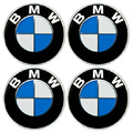 1 Satz (4 Stk.) gebrauchte Original BMW Nabenabdeckungen mit Ø 56mm 36136850834