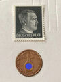 WW2 GERMAN RARE NAZI LOT COIN STAMP WWII MÜNZE BRIEFMARKE SET  WK2 ADOLF HITLER 