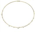 Swarovski Constella Halskette rund geschnitten vergoldet 5640177 Neu Original❤️